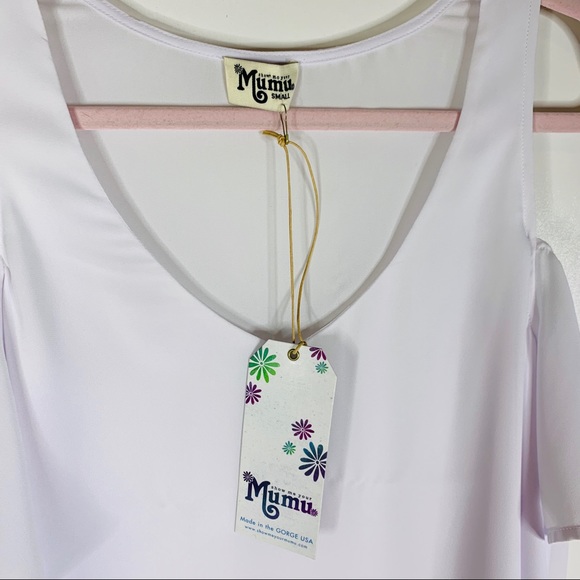 NWT Show Me Your Mumu Hazel Ruffle Top White Small - Picture 4 of 7